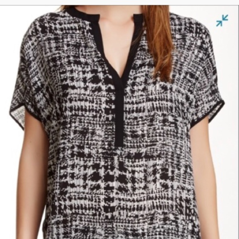 BCBG Max Azria Ayanna printed top